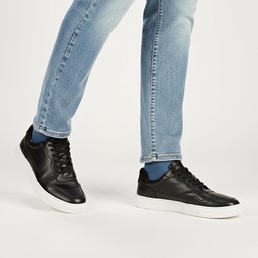 Silver Street London Leather Smart Casual Trainers