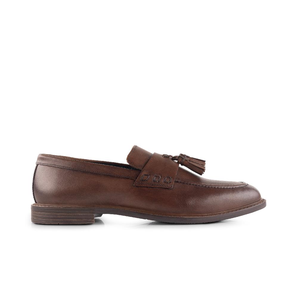 silver street london Leather Tassel Loafers