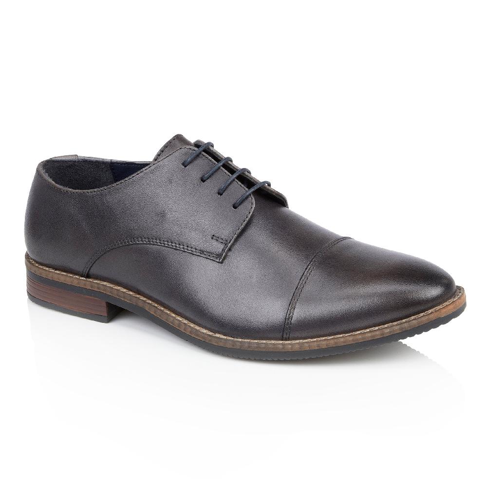 Silver Street London Leather Toe Cap Derby Shoes
