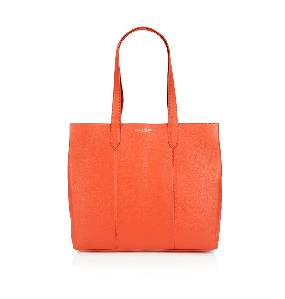 silver street london Leather Tote Bags