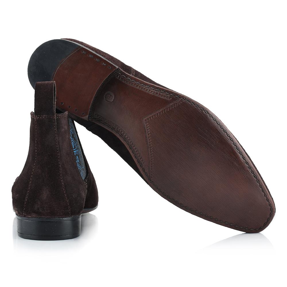 Silver Street London Suede Leather Chelsea Boots