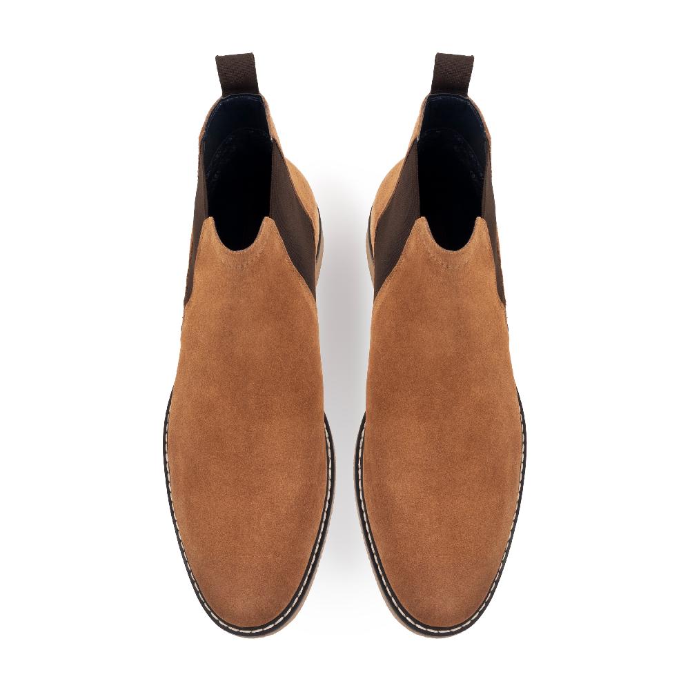 Silver Street London Suede Leather Chelsea Boots