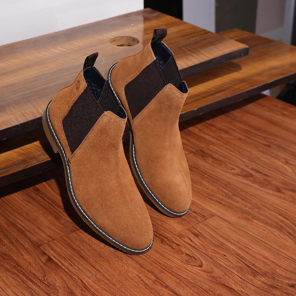Silver Street London Suede Leather Chelsea Boots