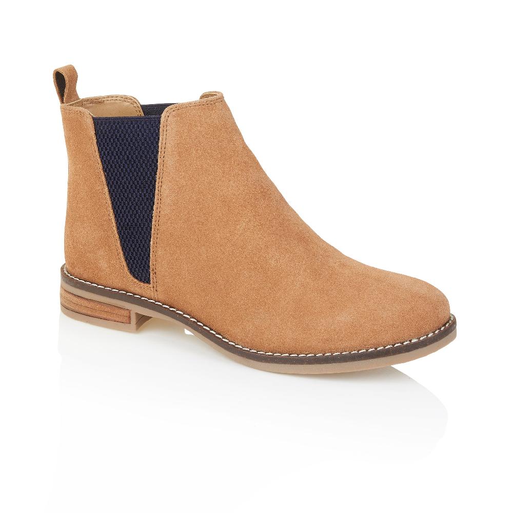 Silver Street London Suede Leather Chelsea Boots