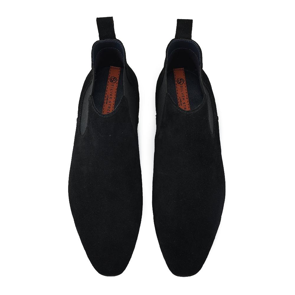 Silver Street London Suede Leather Chelsea Boots