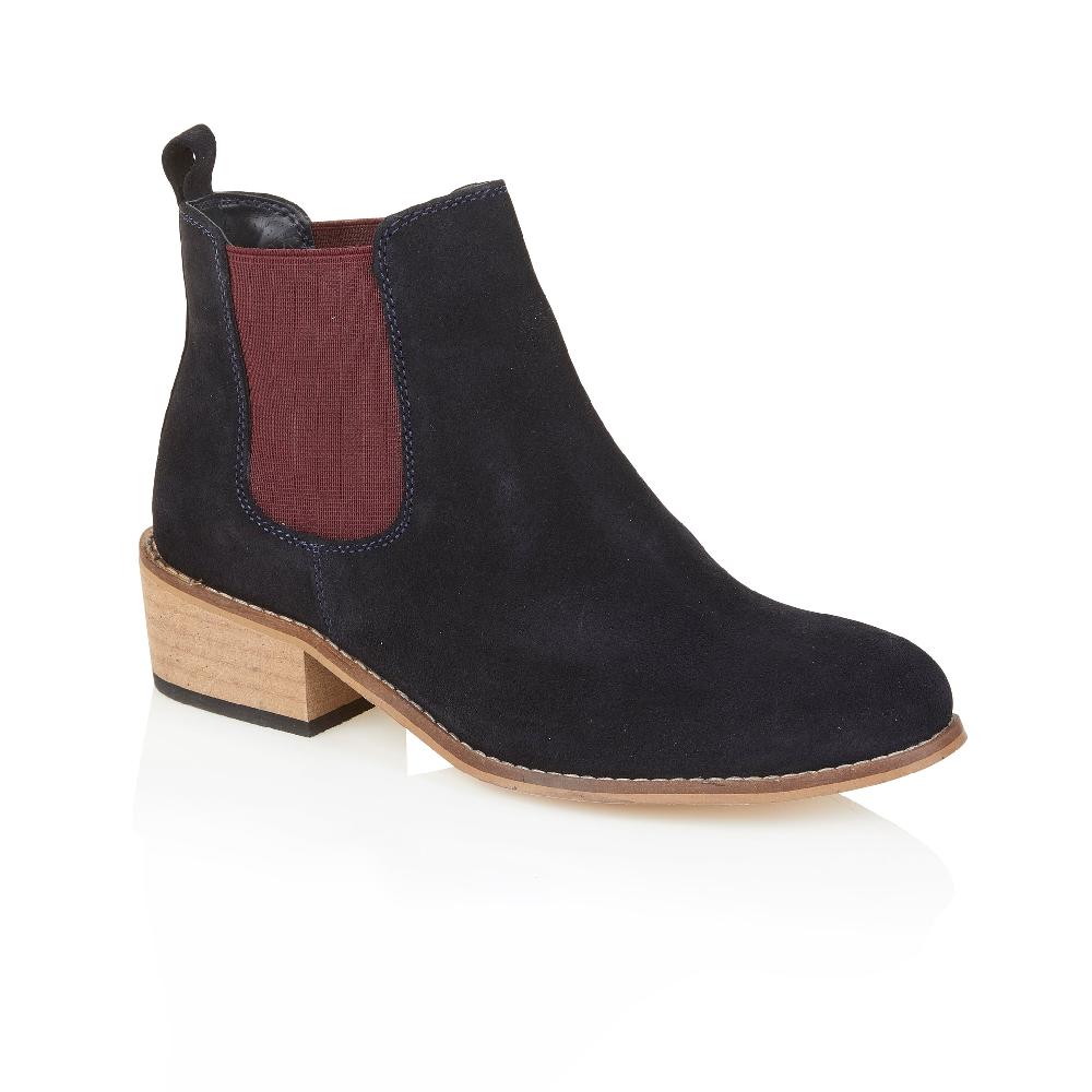 Silver Street London Suede Leather Chelsea Boots