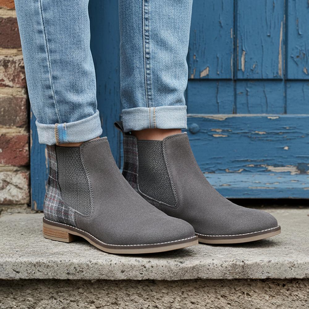 Silver Street London Suede Leather Chelsea Boots