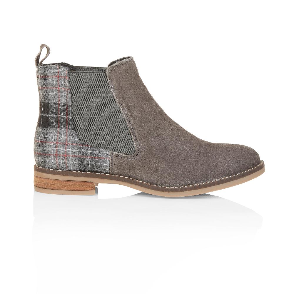 silver street london Suede Leather Chelsea Boots