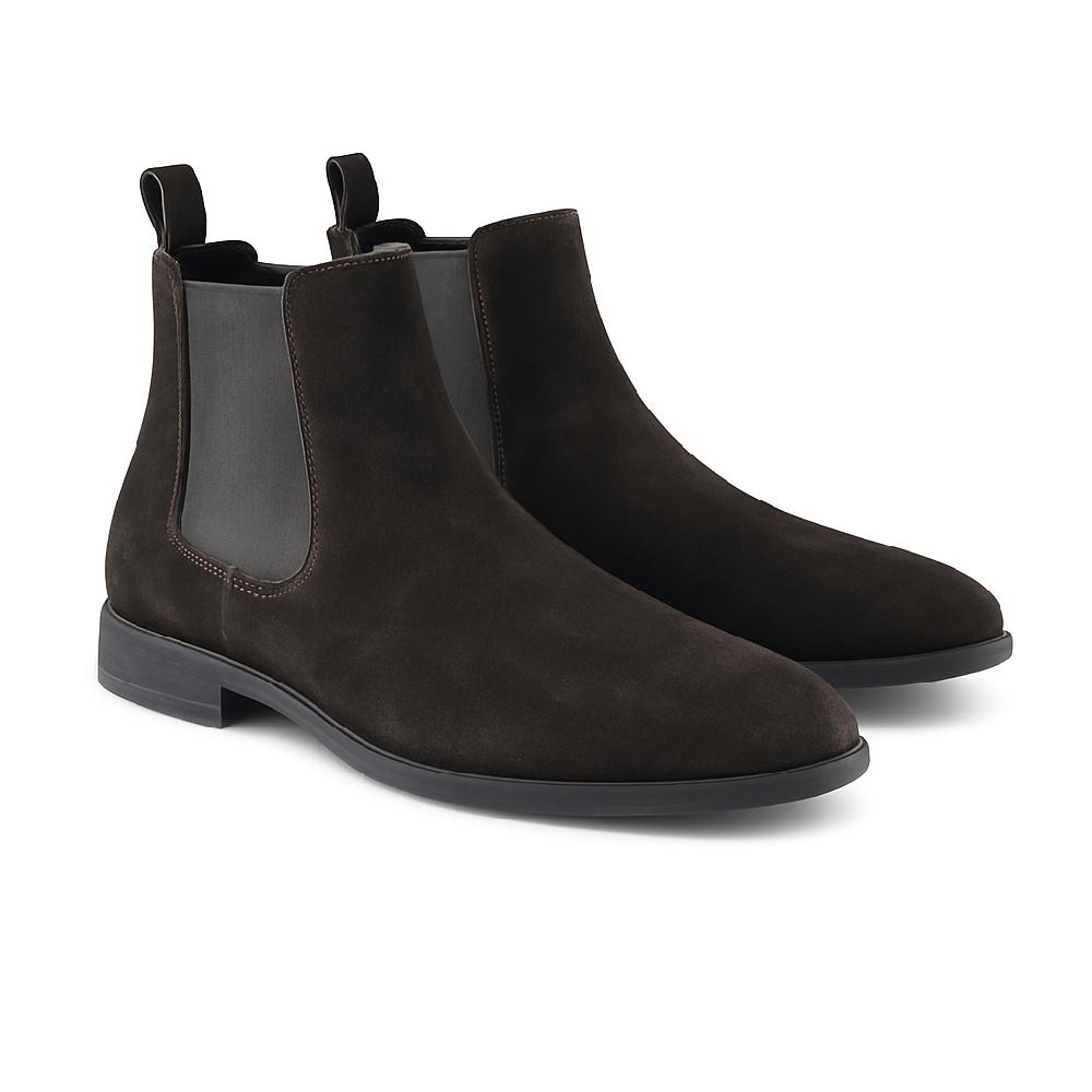 Silver Street London Suede Leather Chelsea Boots