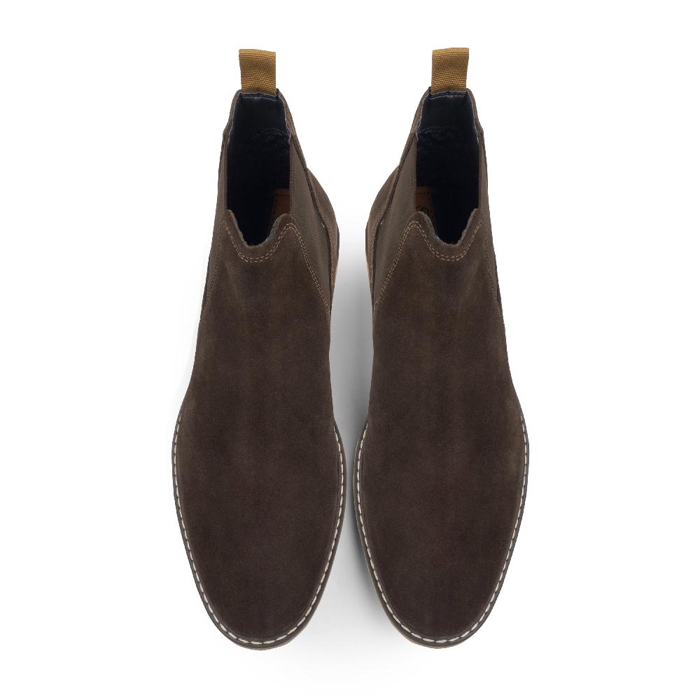 Silver Street London Suede Leather Chelsea Boots