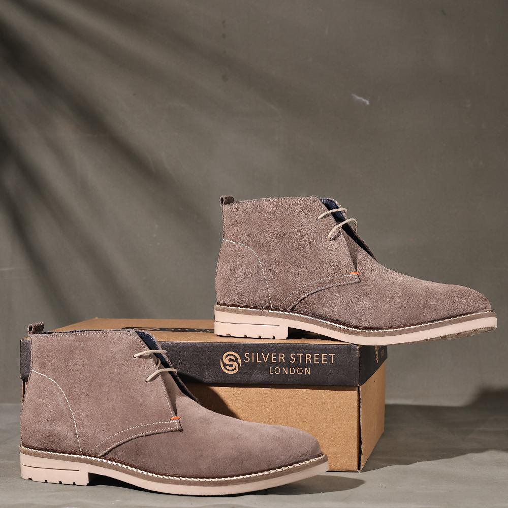 Silver Street London Suede Leather Chukka Boots