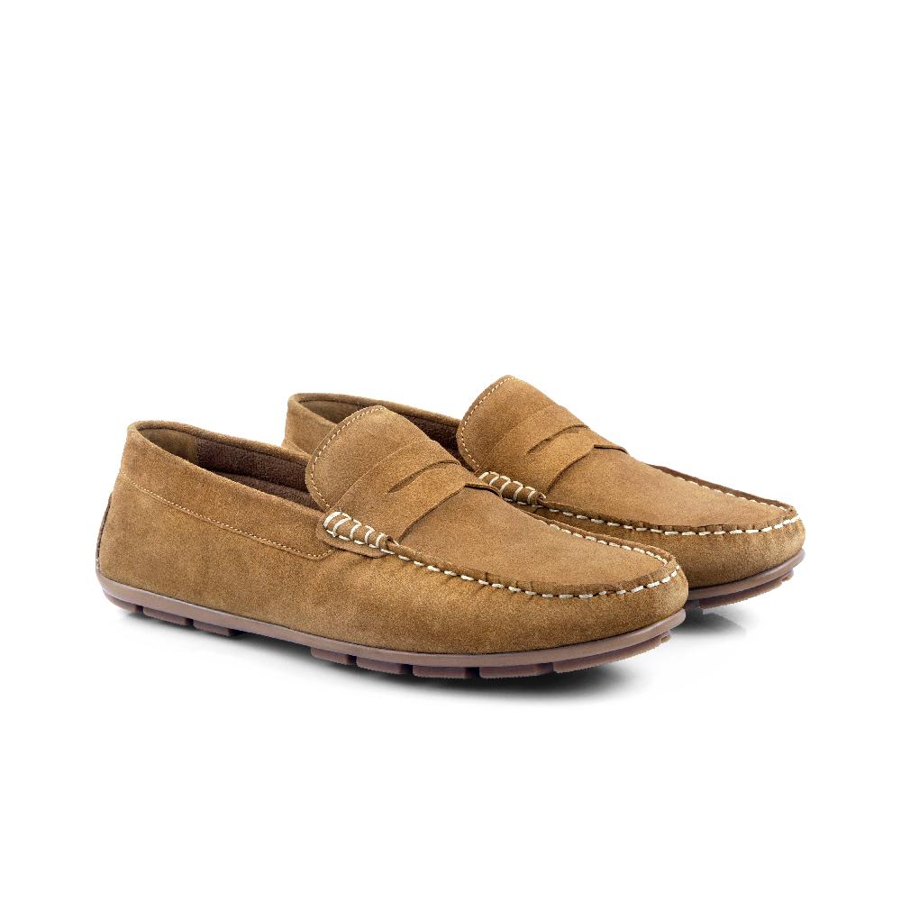 Silver Street London Suede Leather Driving Loafers