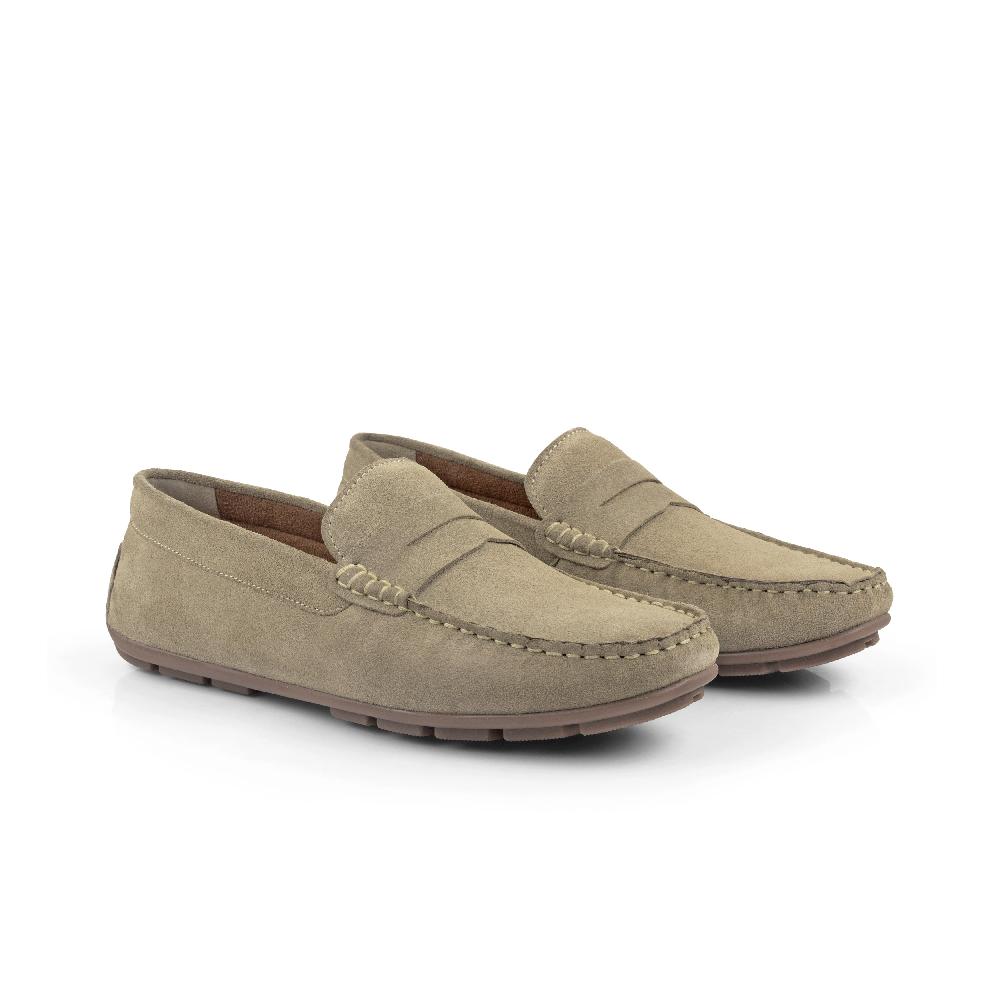 Silver Street London Suede Leather Driving Loafers