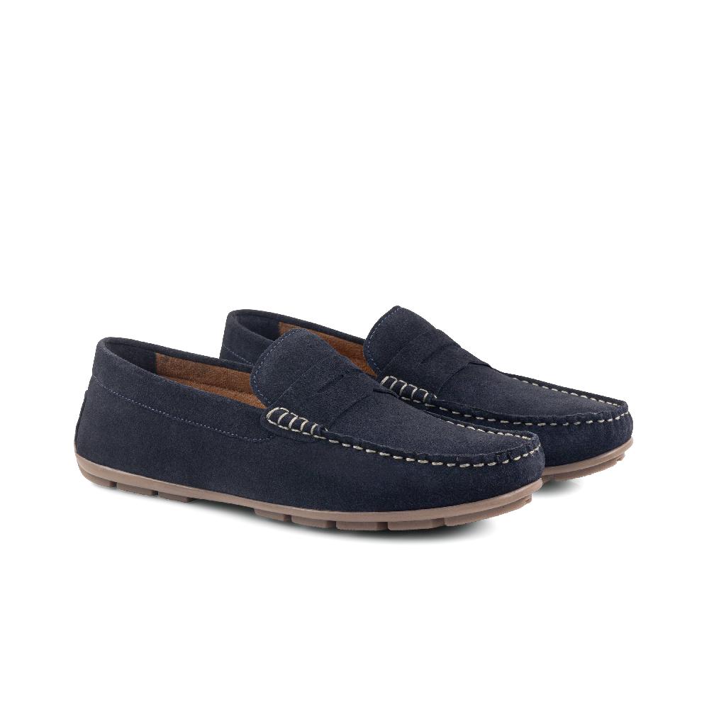 Silver Street London Suede Leather Driving Loafers