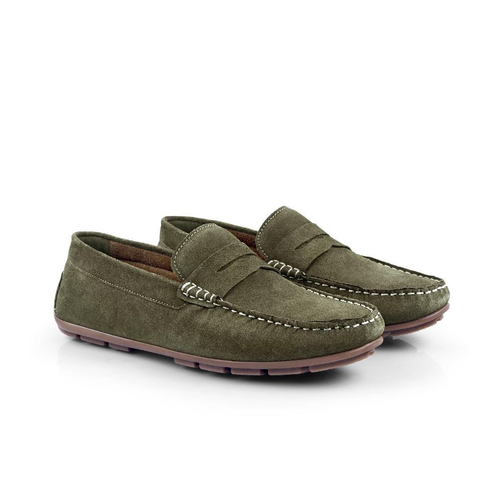 Silver Street London Suede Leather Driving Loafers