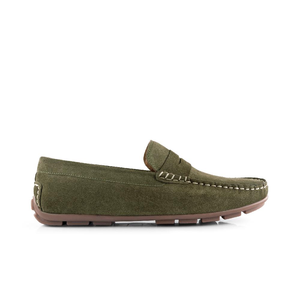 silver street london Suede Leather Driving Loafers