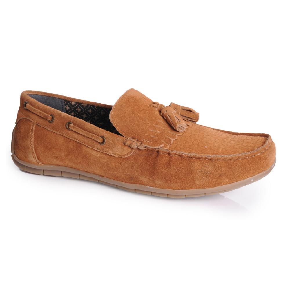 silver street london Suede Leather Driving Loafers