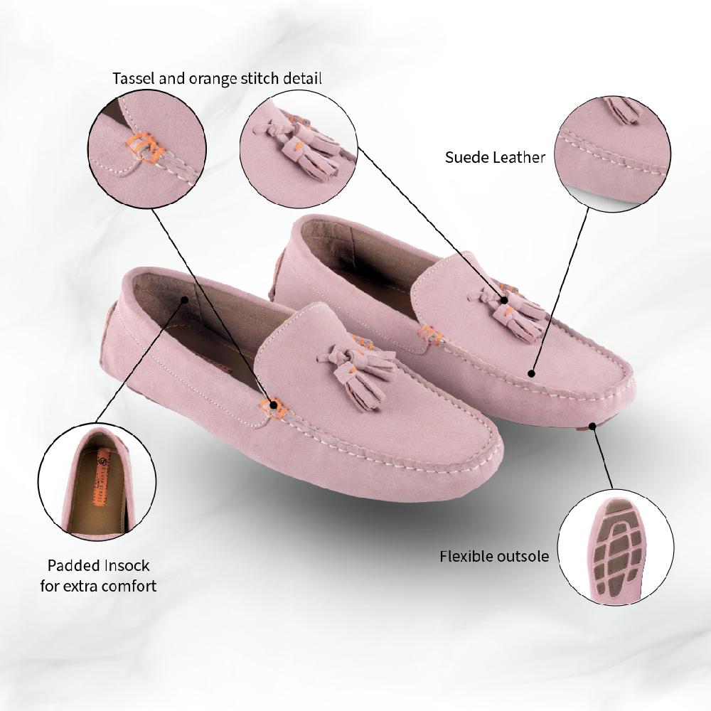 Silver Street London Suede Leather Driving Loafers