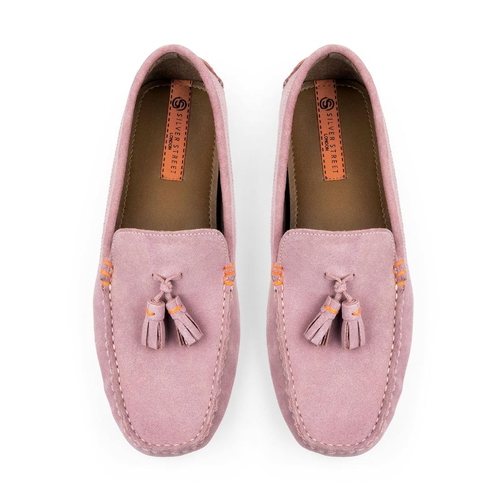 Silver Street London Suede Leather Driving Loafers