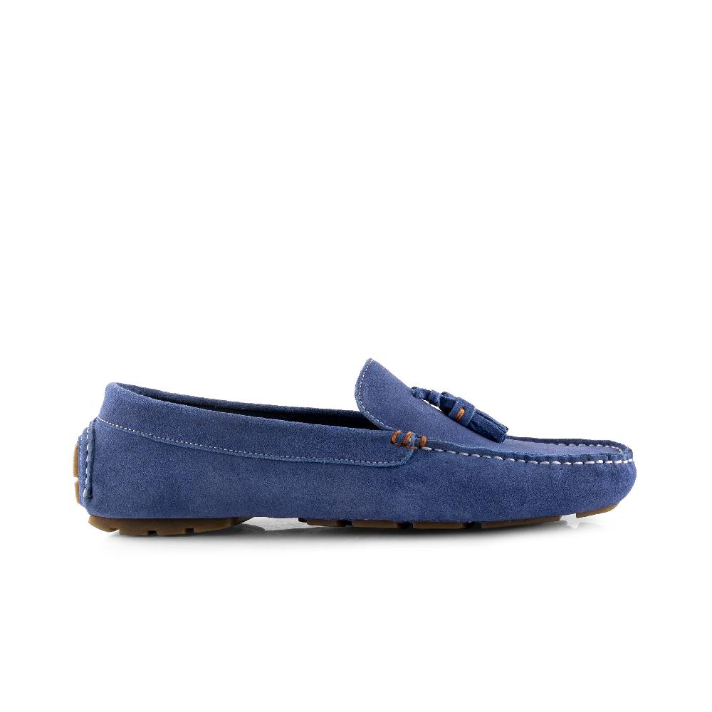 silver street london Suede Leather Driving Loafers