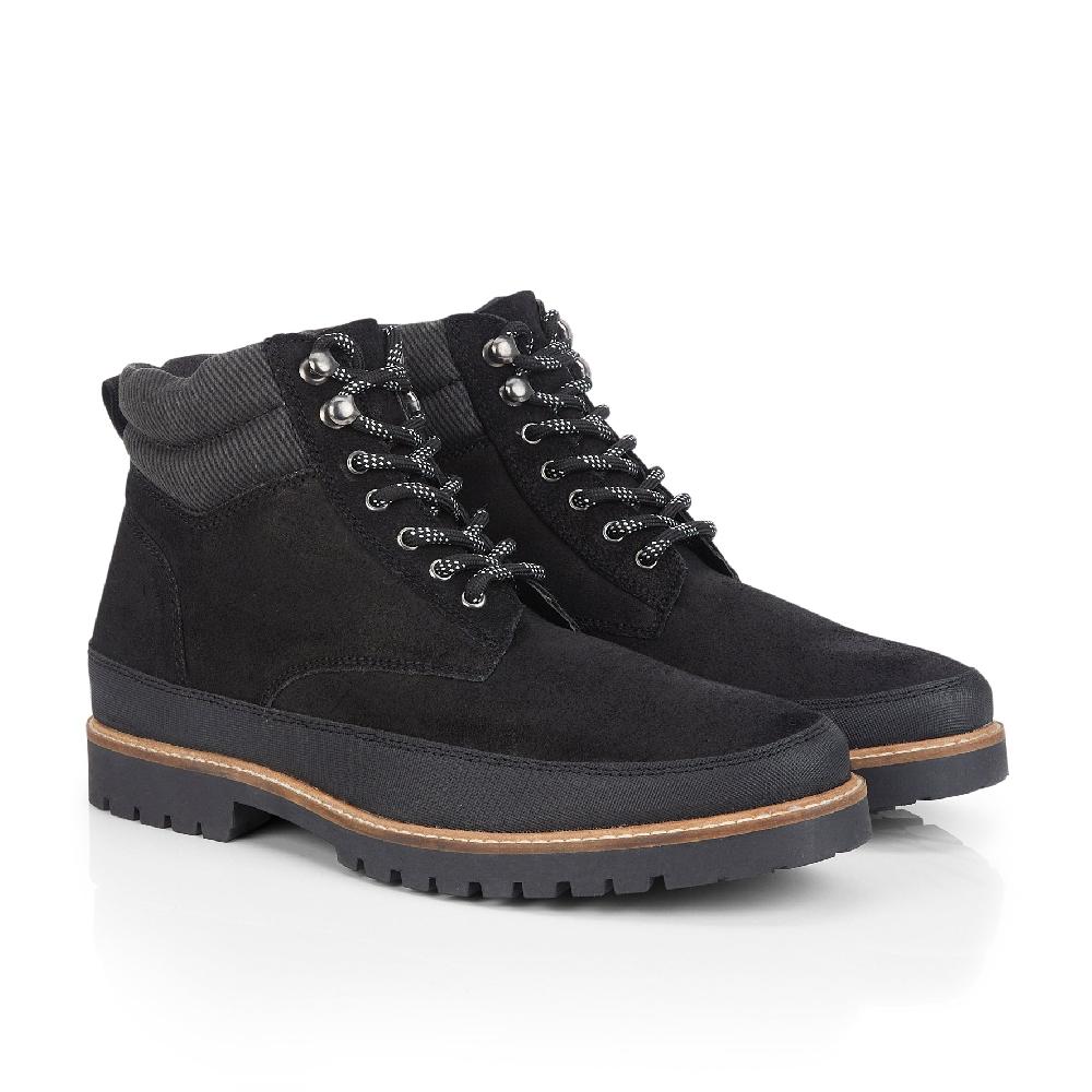 Silver Street London Suede Leather Hiker Boots