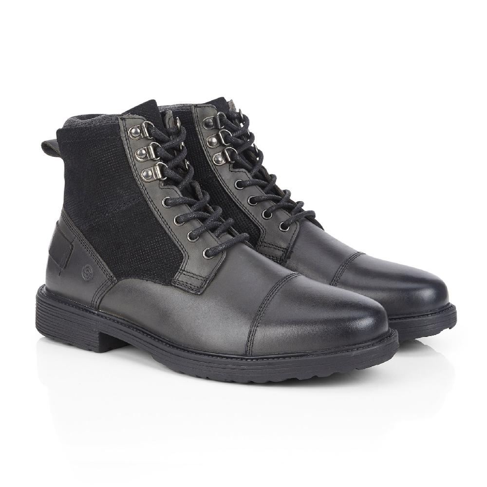 Silver Street London Suede Leather Lace Up Boots