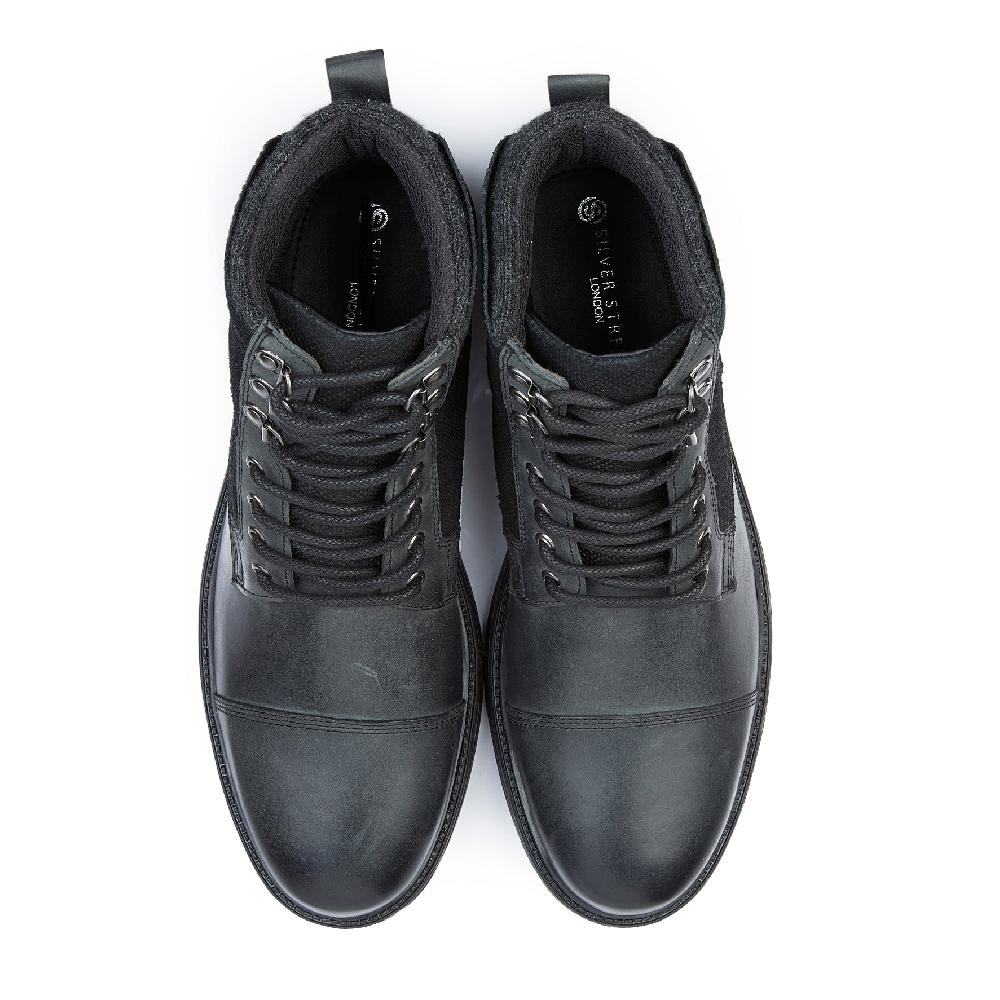Silver Street London Suede Leather Lace Up Boots