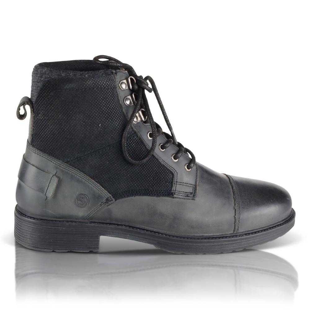 silver street london Suede Leather Lace up Boots