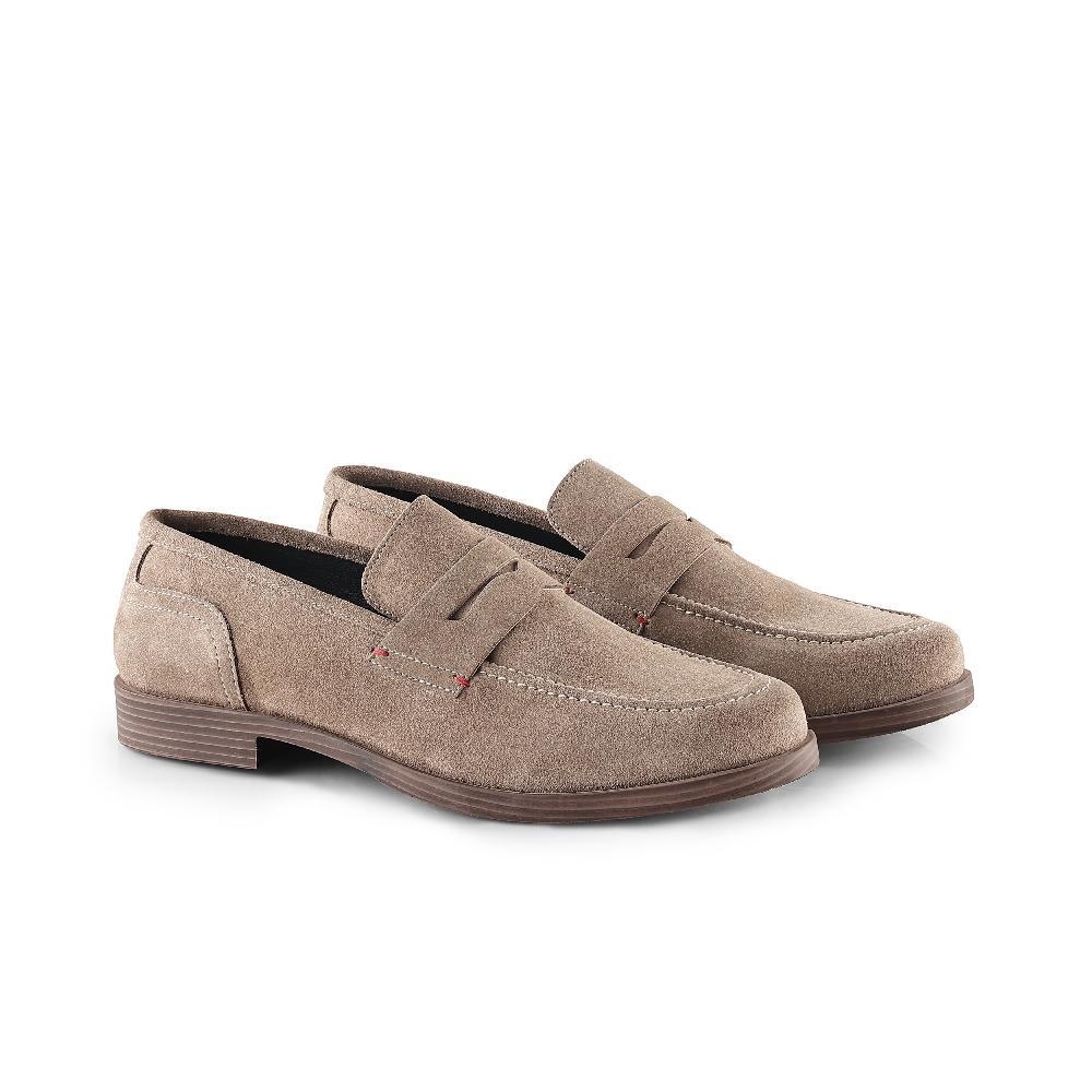 Silver Street London Suede Leather Penny Loafers