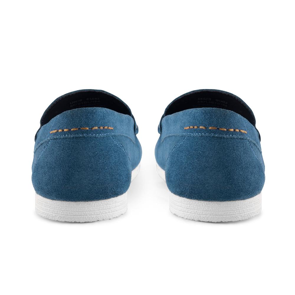 Silver Street London Suede Leather Penny Loafers