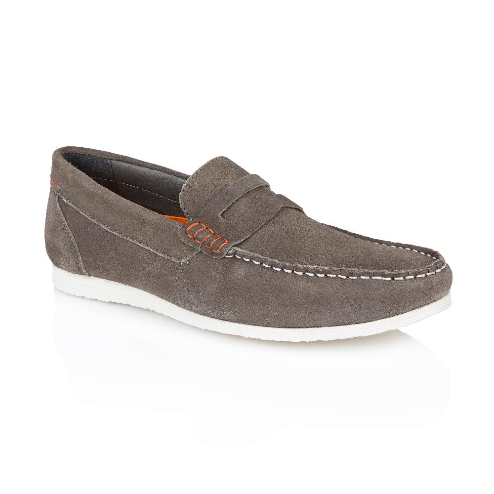 Silver Street London Suede Leather Penny Loafers