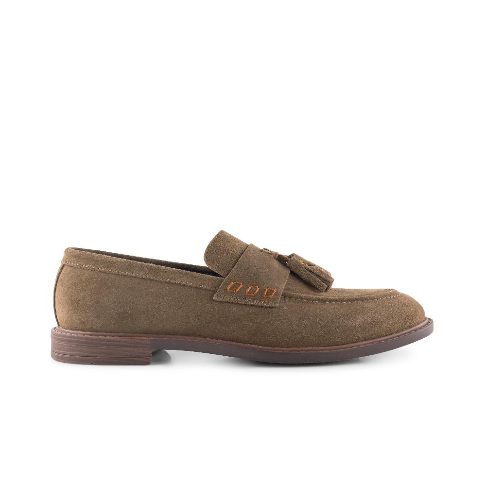 silver street london Suede Leather Tassel Loafers