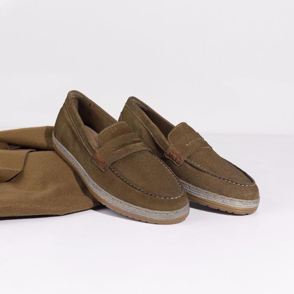 Silver Street London Suede Penny Loafers