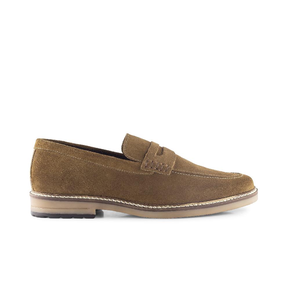 silver street london Suede Penny Loafers