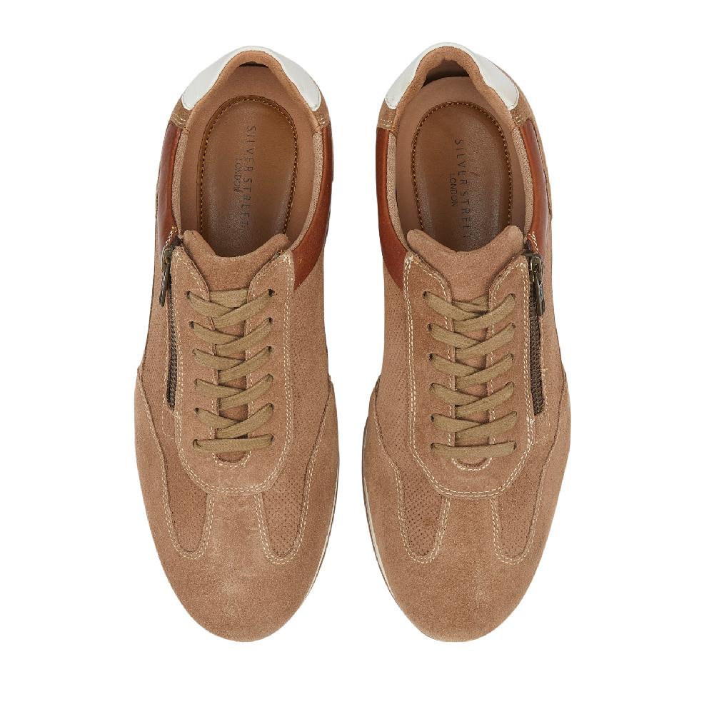 Silver Street London Suede Smart Casual Trainers