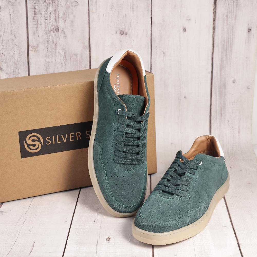 Silver Street London Suede Smart Casual Trainers