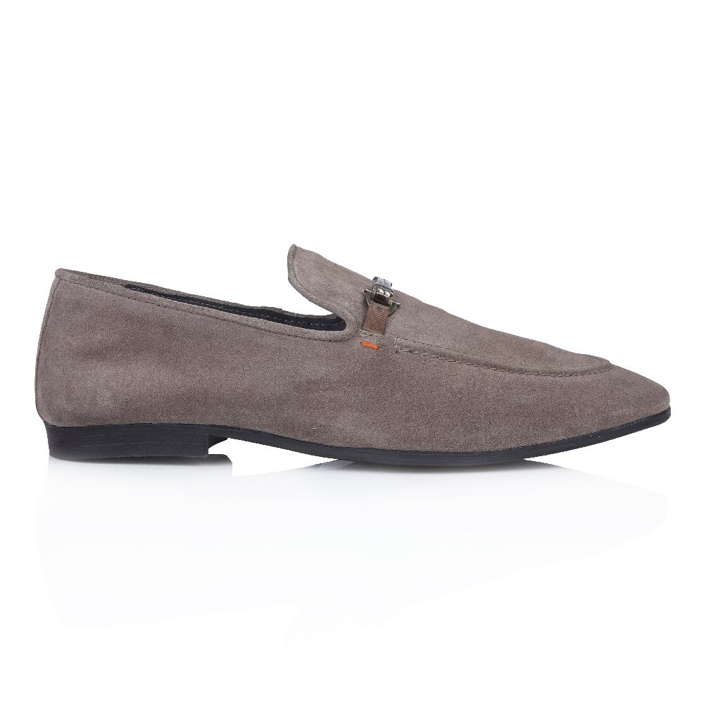 silver street london Smart Formal Suede Leather Loafers