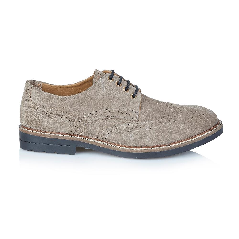 silver street london Suede Leather Smart Casual Brogue Shoes