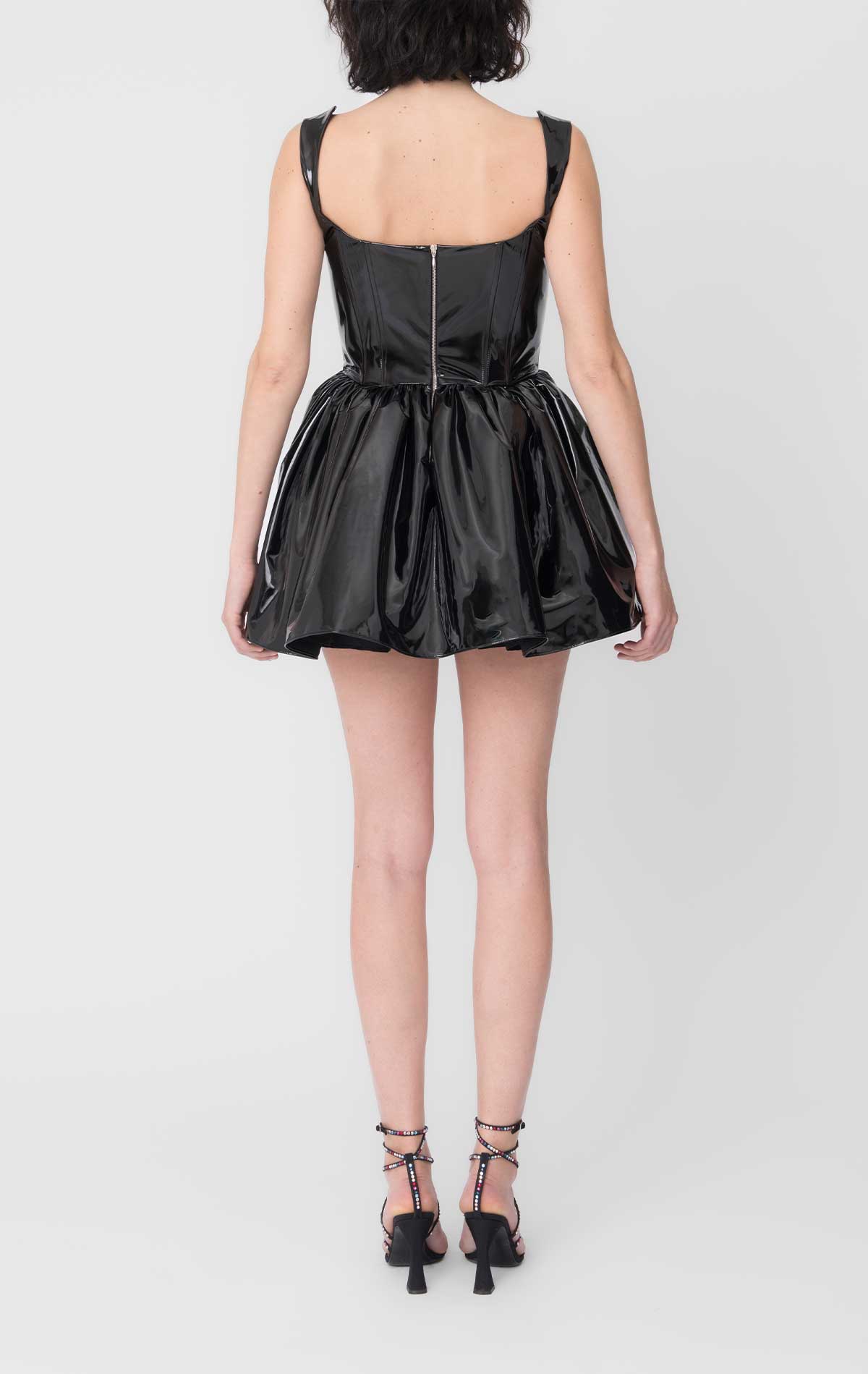 Silvia Astore Annie Dress Black Latex