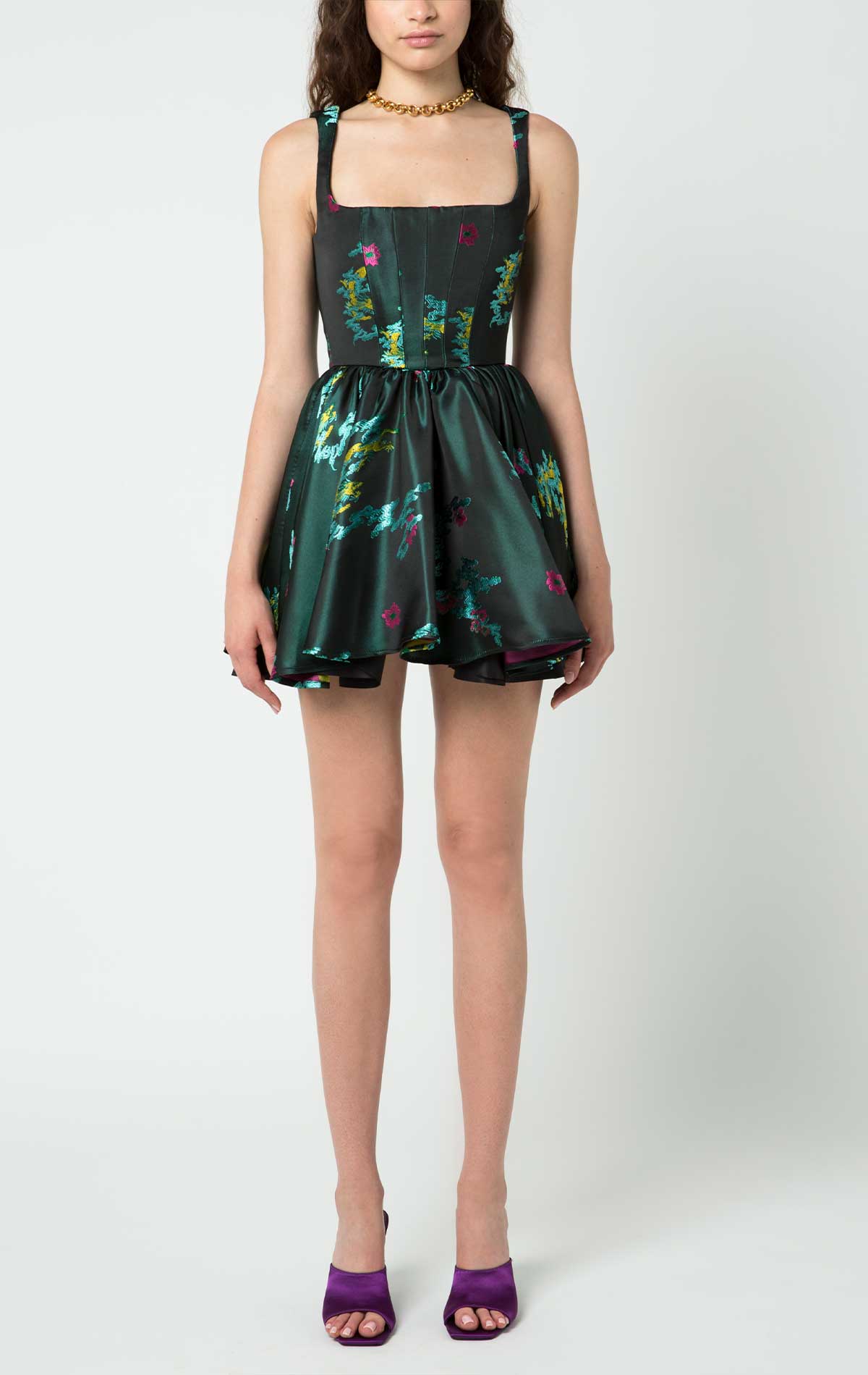 silvia astore Annie Dress Dragon Jacquard