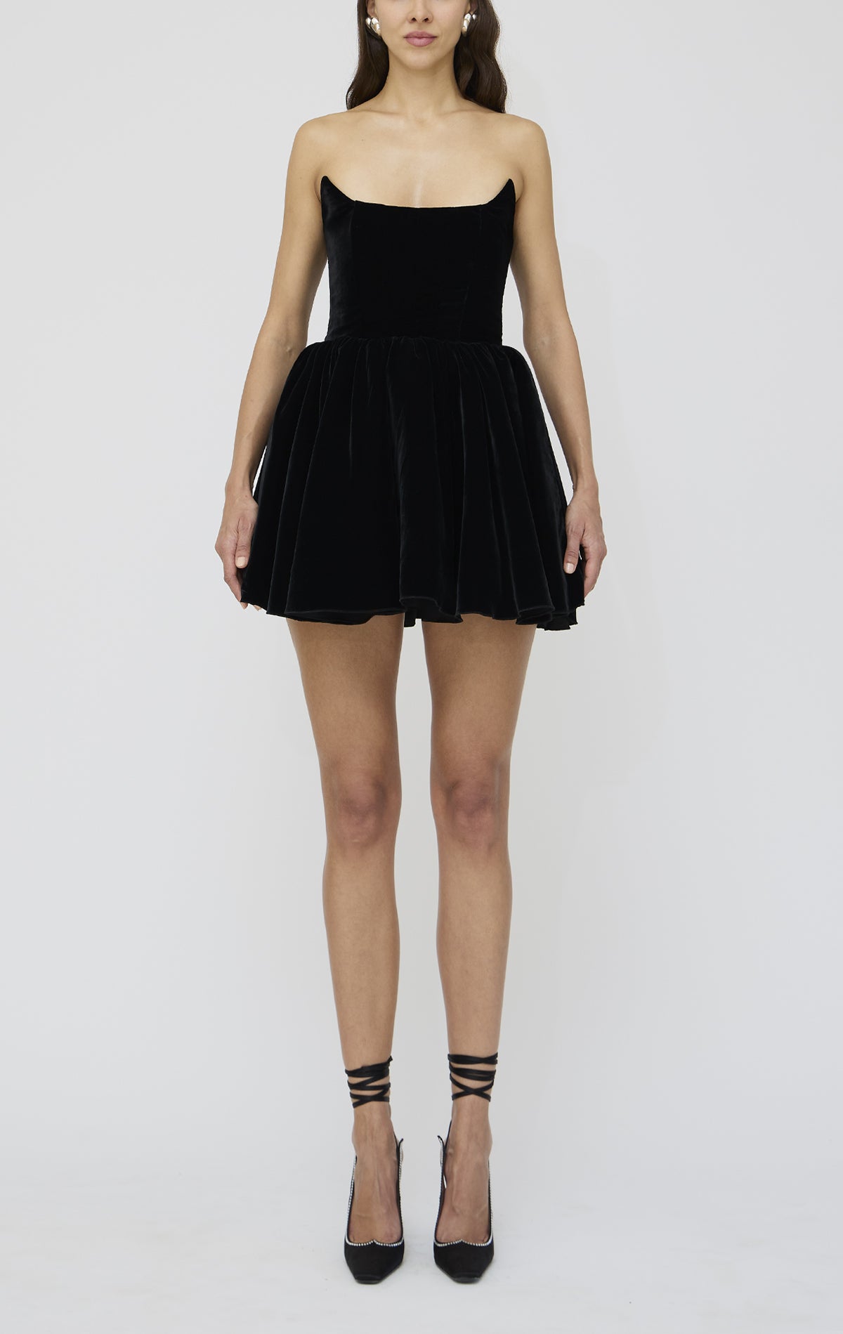 silvia astore Cathy Dress Black Velvet