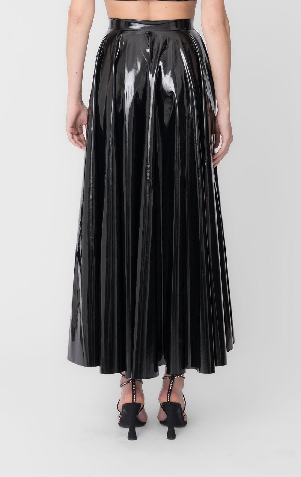 Silvia Astore Gio Skirt Black Latex