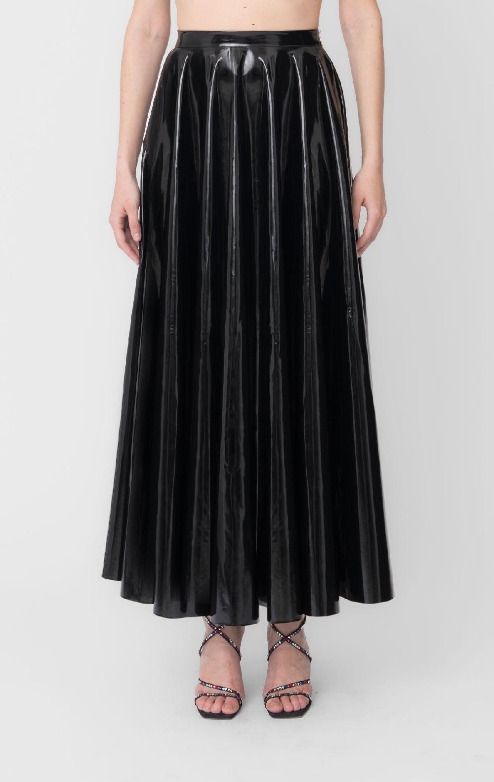 silvia astore Gio Skirt Black Latex