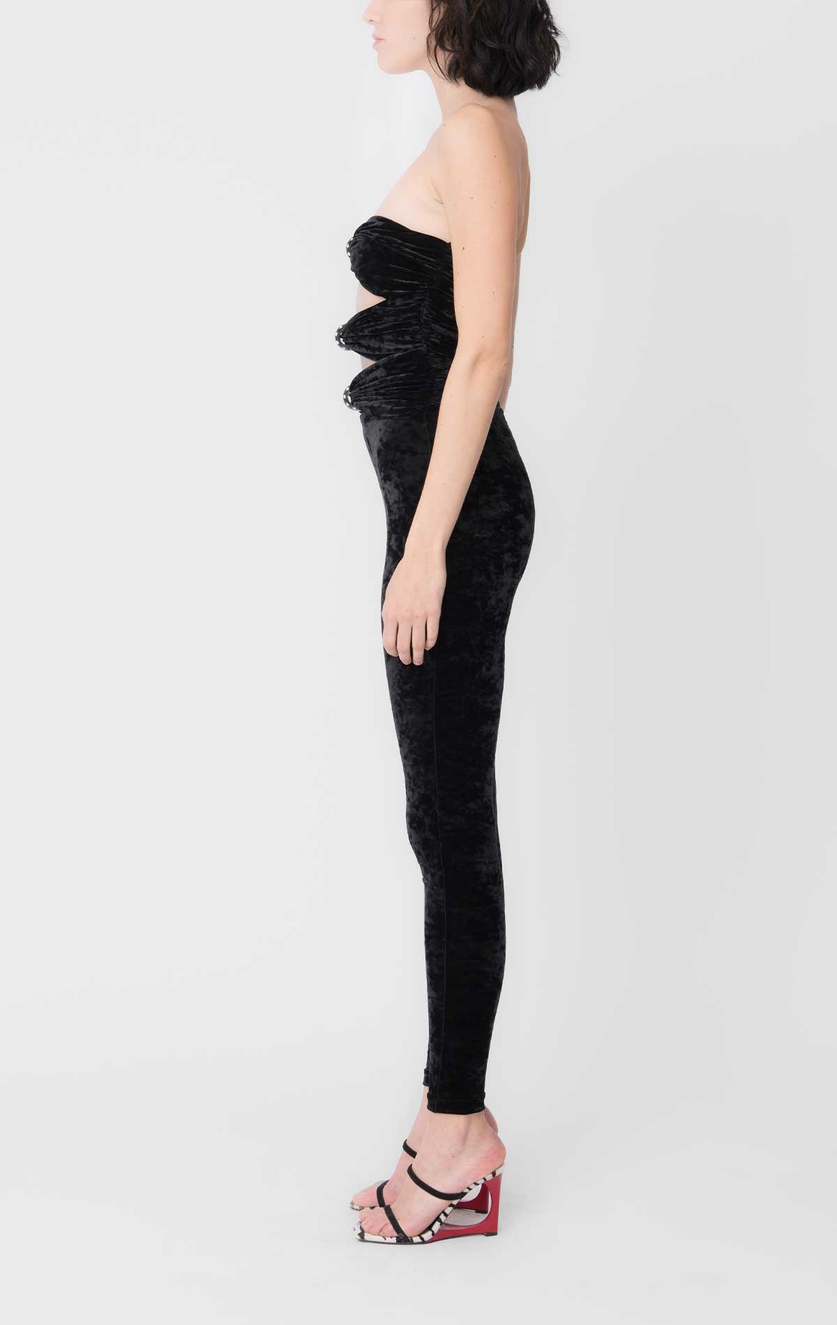 Silvia Astore Goa Jumpsuit Black Velvet