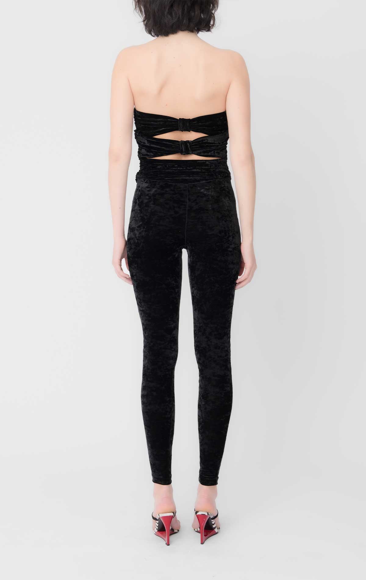 Silvia Astore Goa Jumpsuit Black Velvet