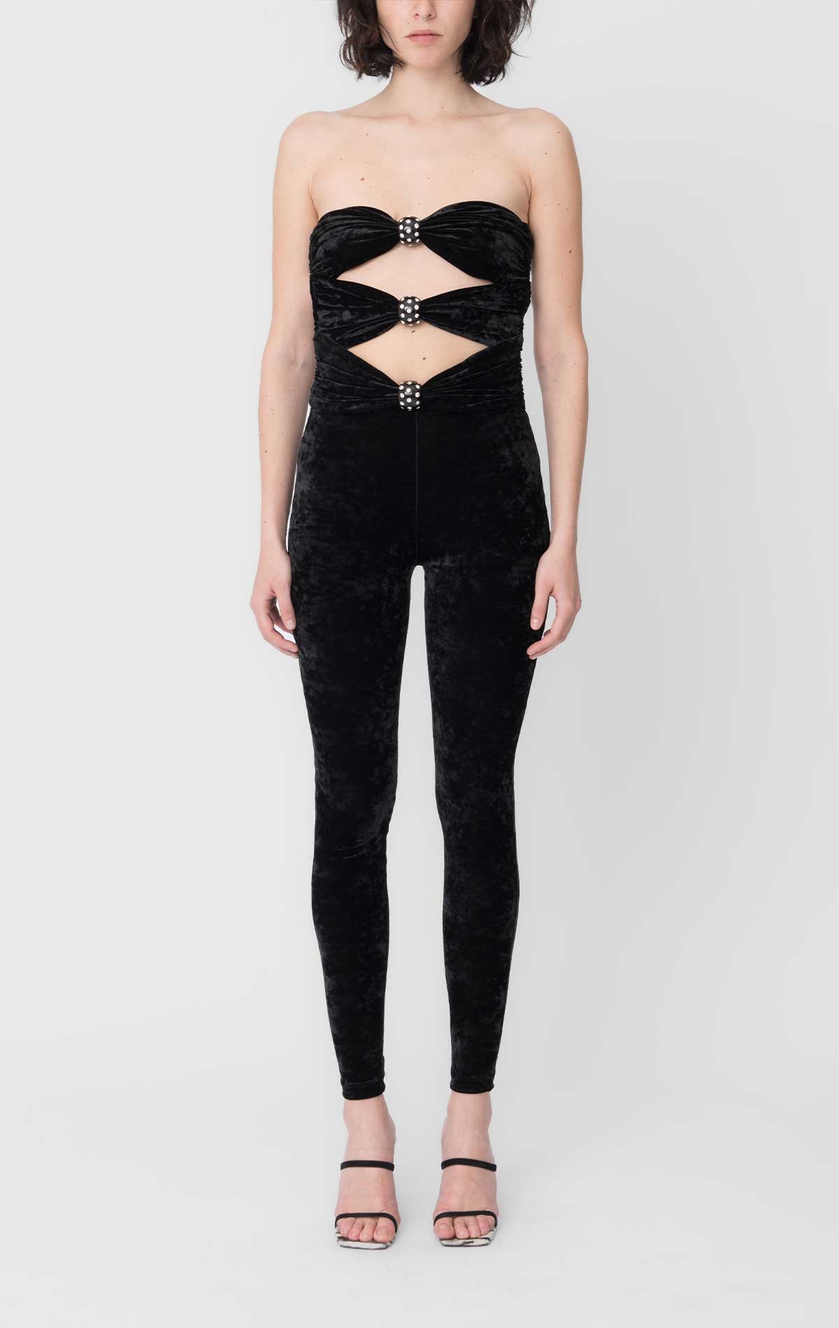 silvia astore Goa Jumpsuit Black Velvet