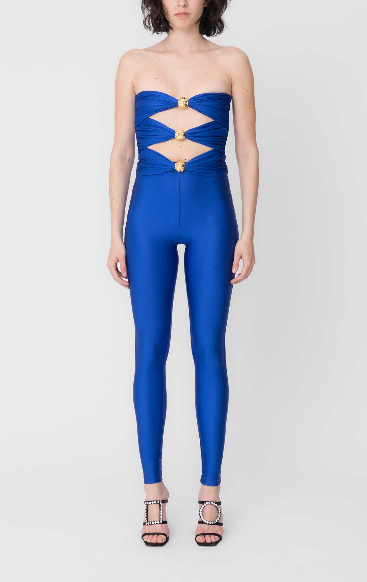 silvia astore Goa Jumpsuit Electric blue Lycra
