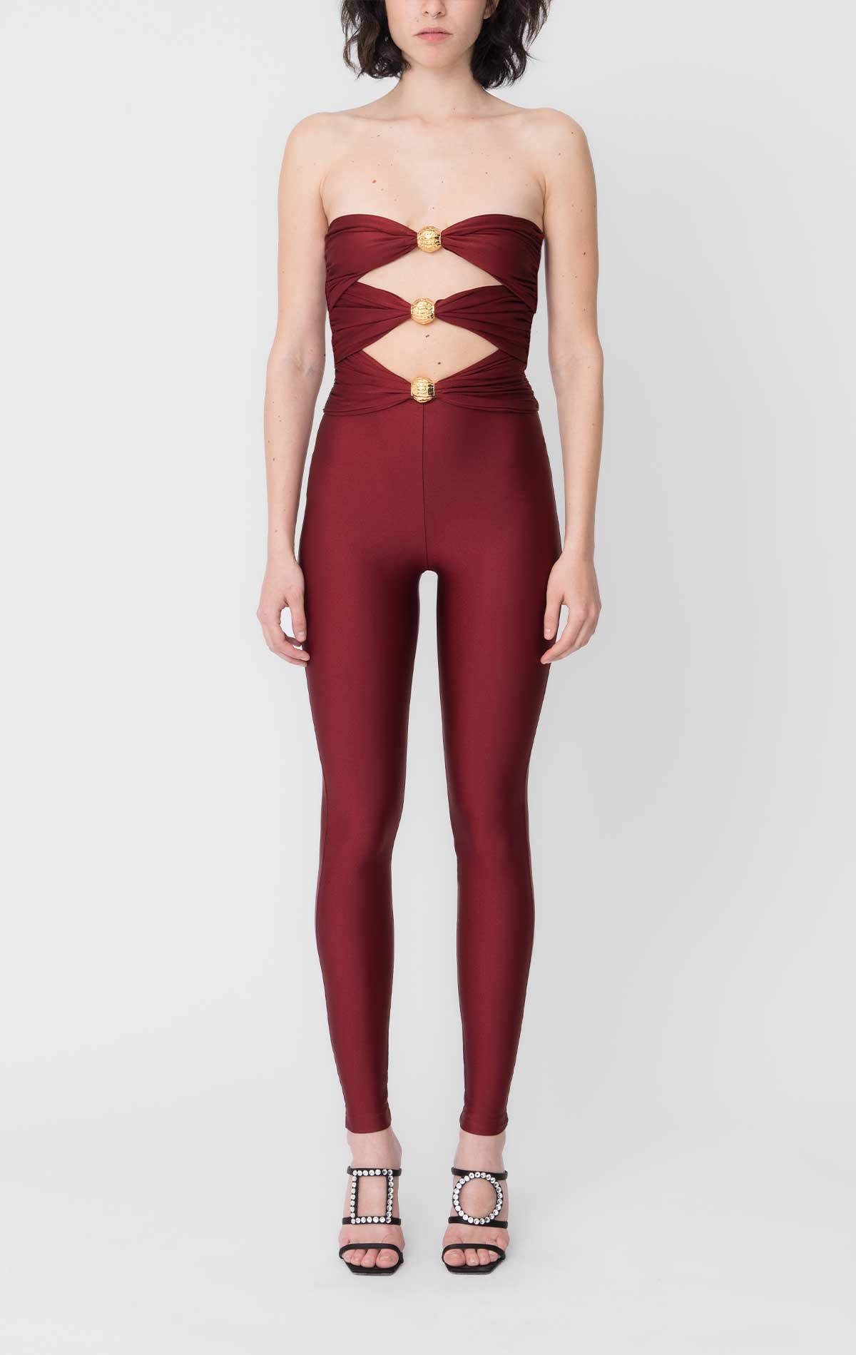 silvia astore Goa Jumpsuit Plum Lycra