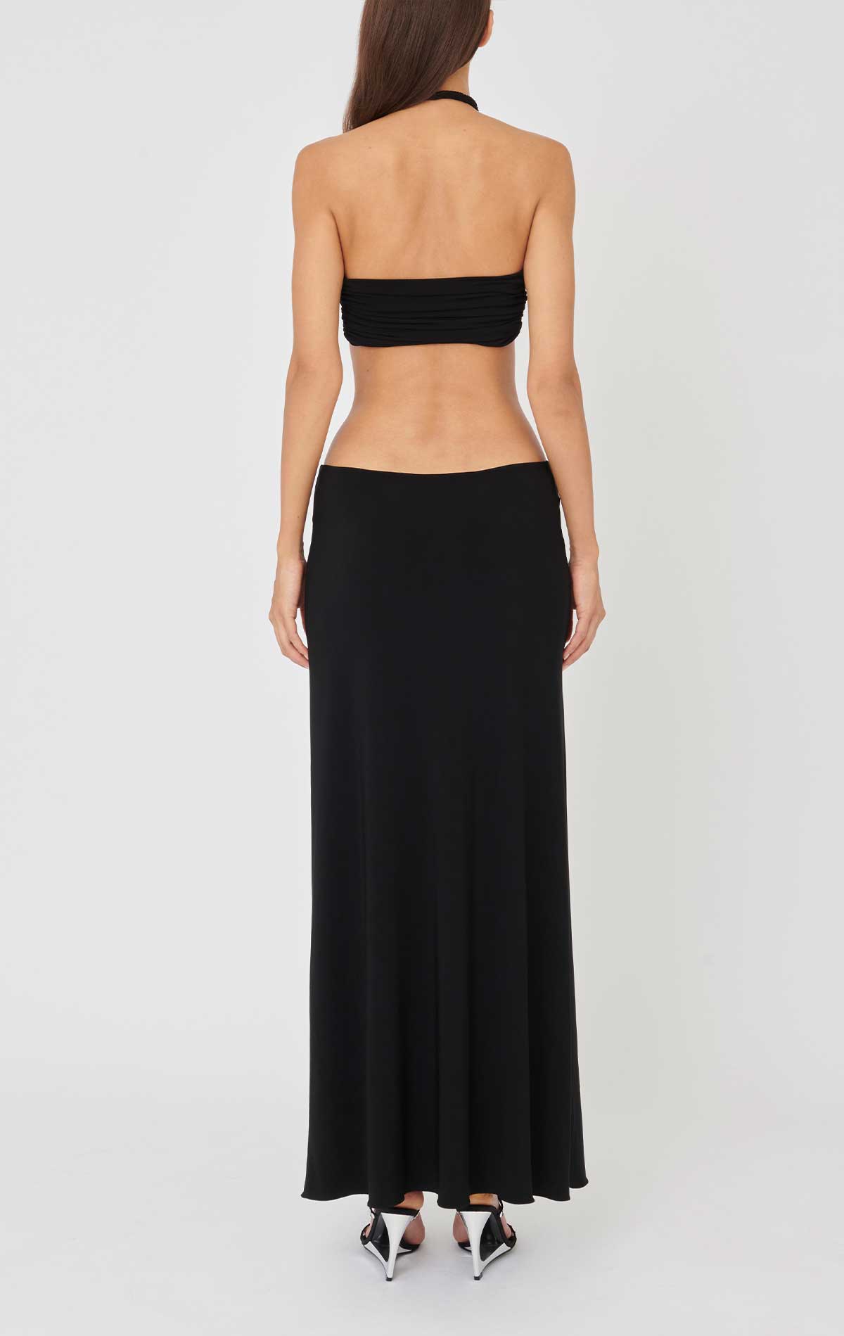 Silvia Astore Iris Dress Black Lycra