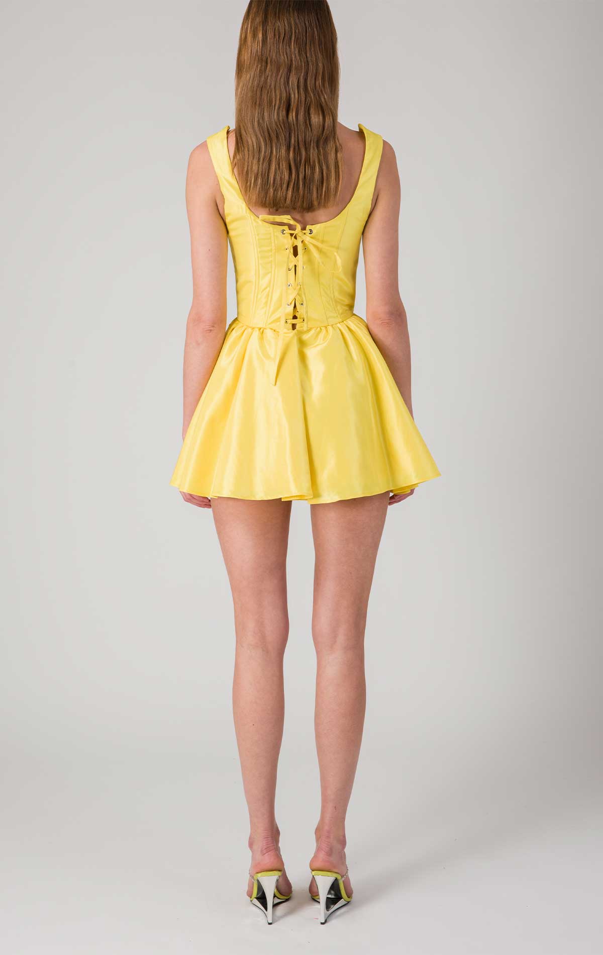 Silvia Astore Kandy Dress Banana Moire